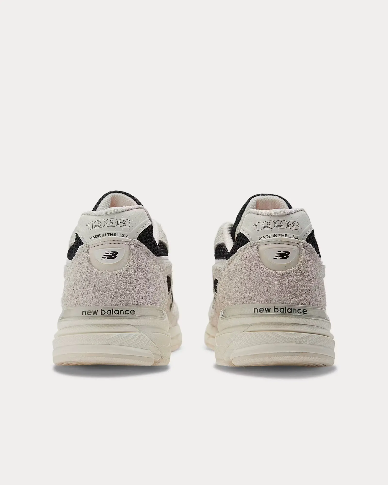 Made in USA 990v4 'Intro' White / Black Low Top Sneakers