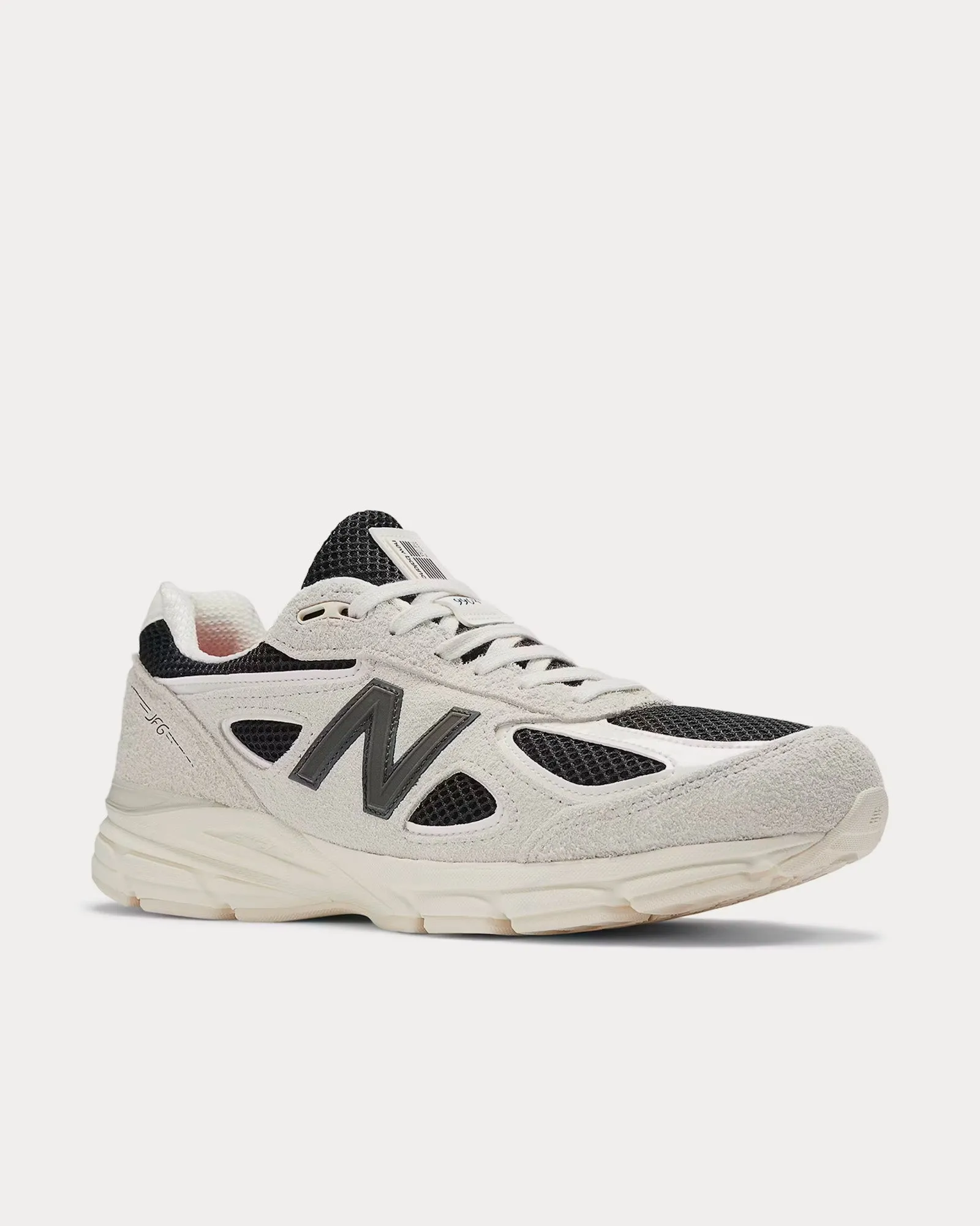 Made in USA 990v4 'Intro' White / Black Low Top Sneakers