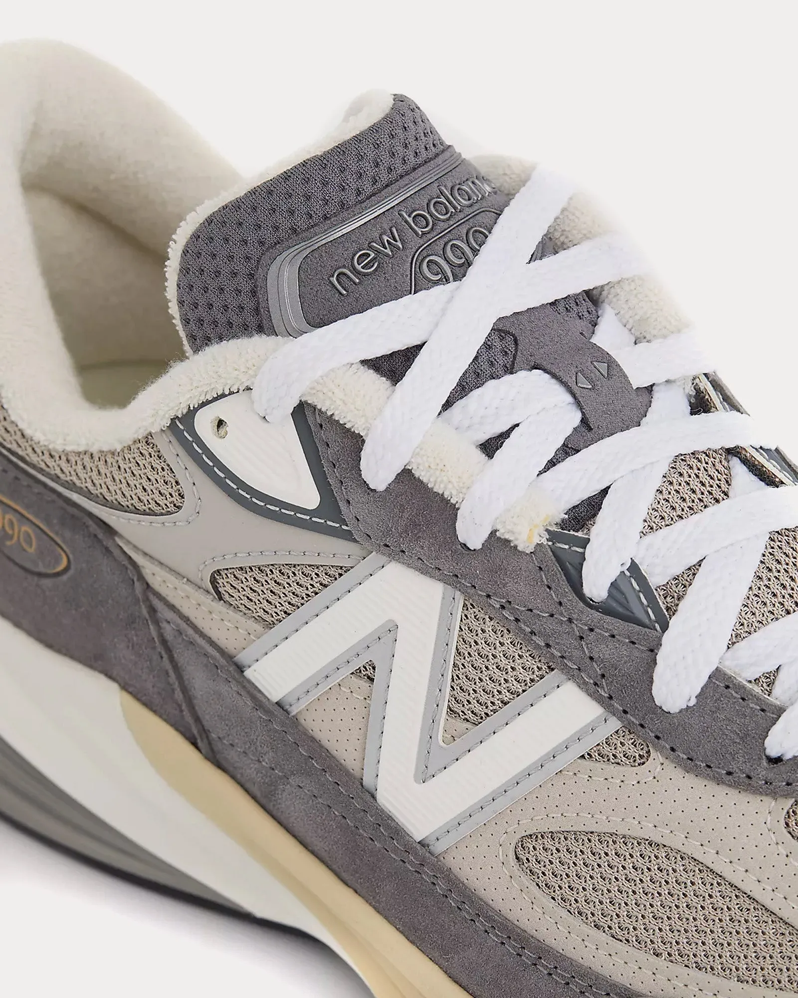 Made in USA 990v6 Castlerock / Moonrock Low Top Sneakers