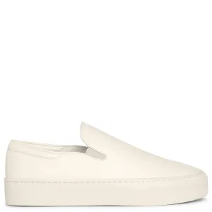 Marie H white nappa sneakers