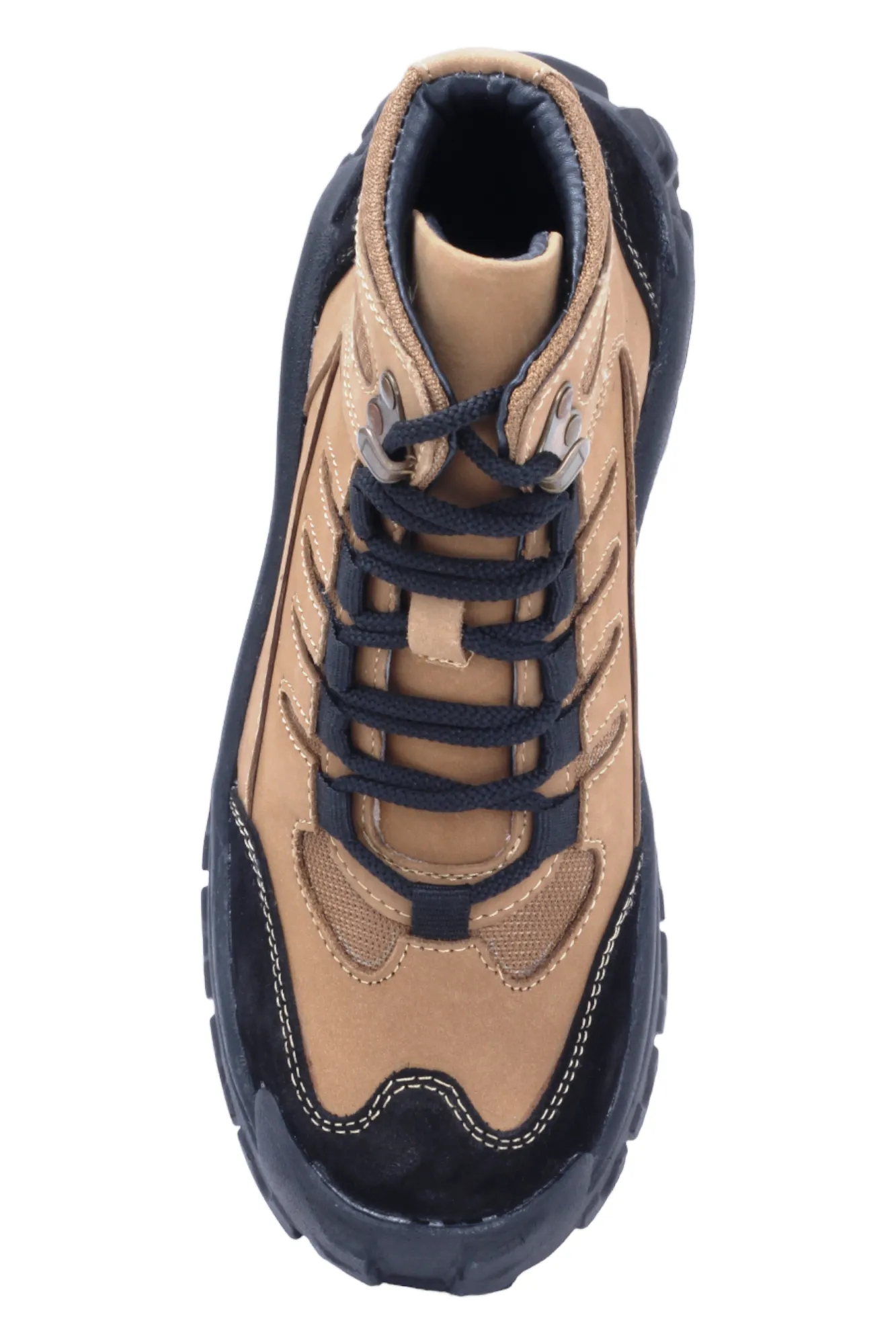 Mens High Ankle Leather Casual Shoe 95946