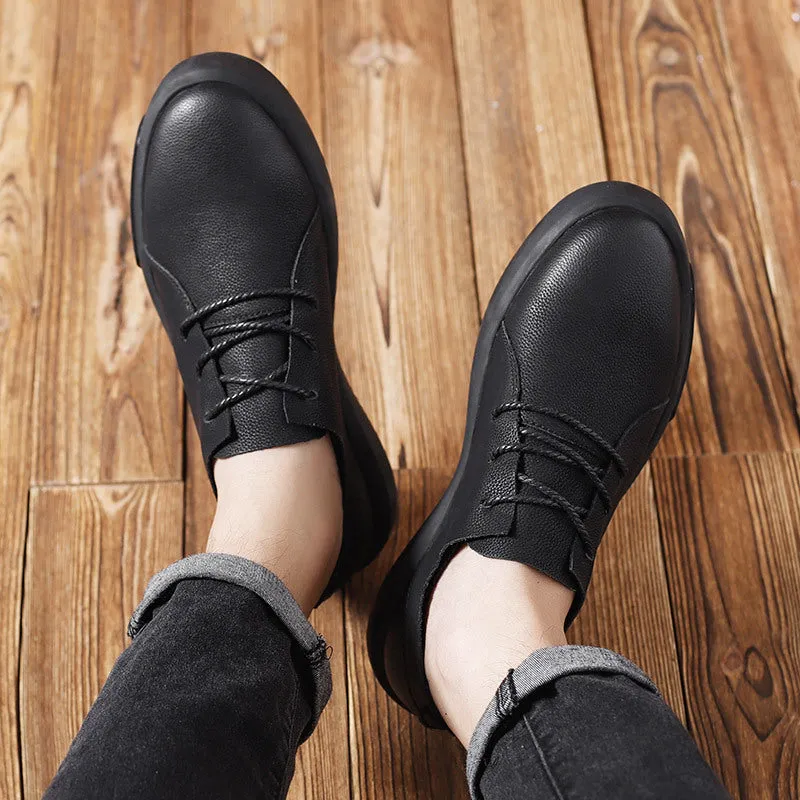 Men's Leather Fashion Trend Outdoor Shoes