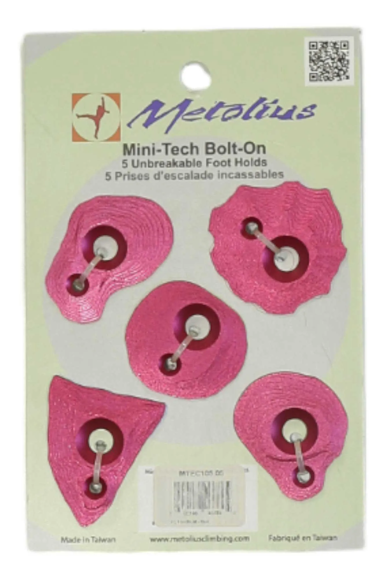 Metolius Mini Tech Foot Holds - 5 Pack