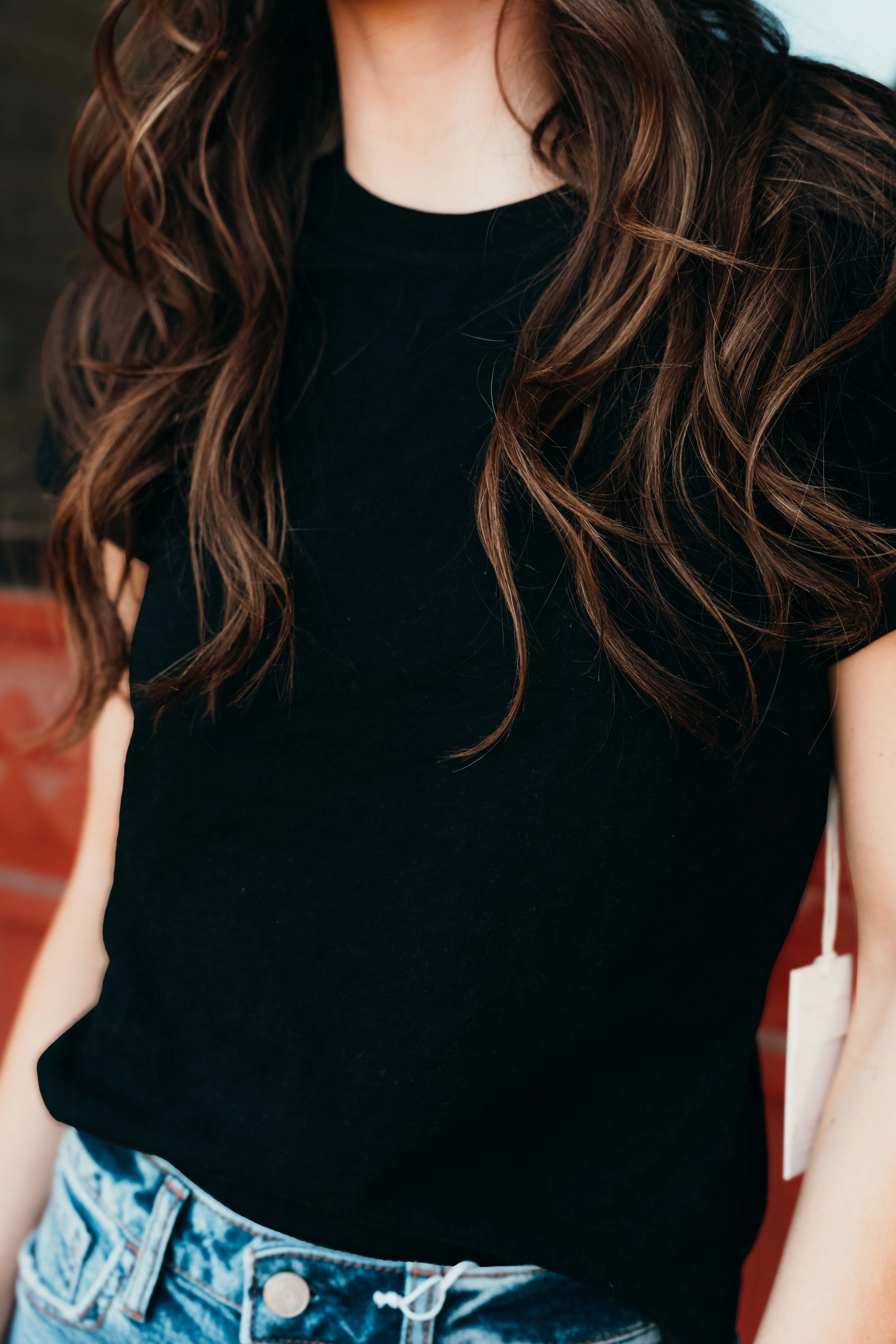 Modern Slub Tee Black ZT202293