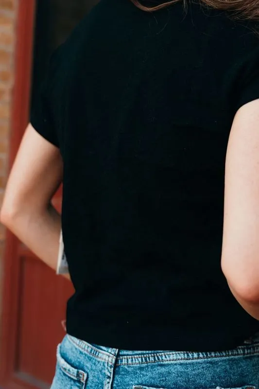 Modern Slub Tee Black ZT202293