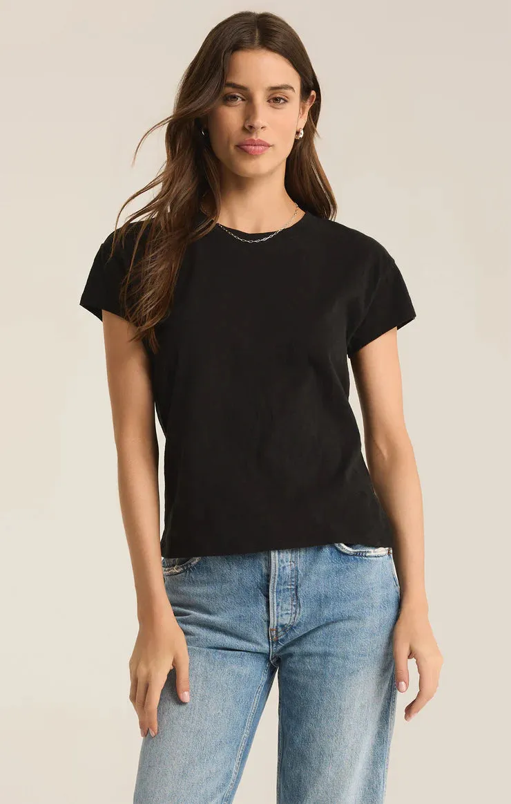 Modern Slub Tee Black ZT202293