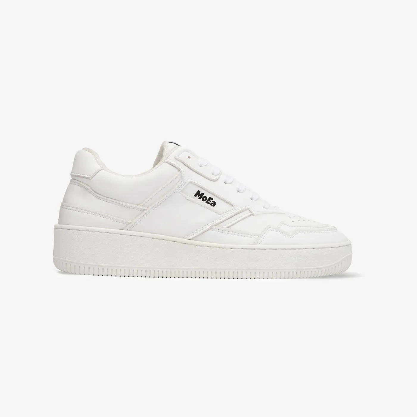 MoEa | GEN1 Grape Vegan Sneakers | All White