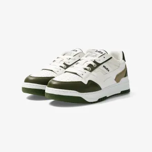 MoEa | GEN2 Sport Cactus Vegan Sneakers | Green & White