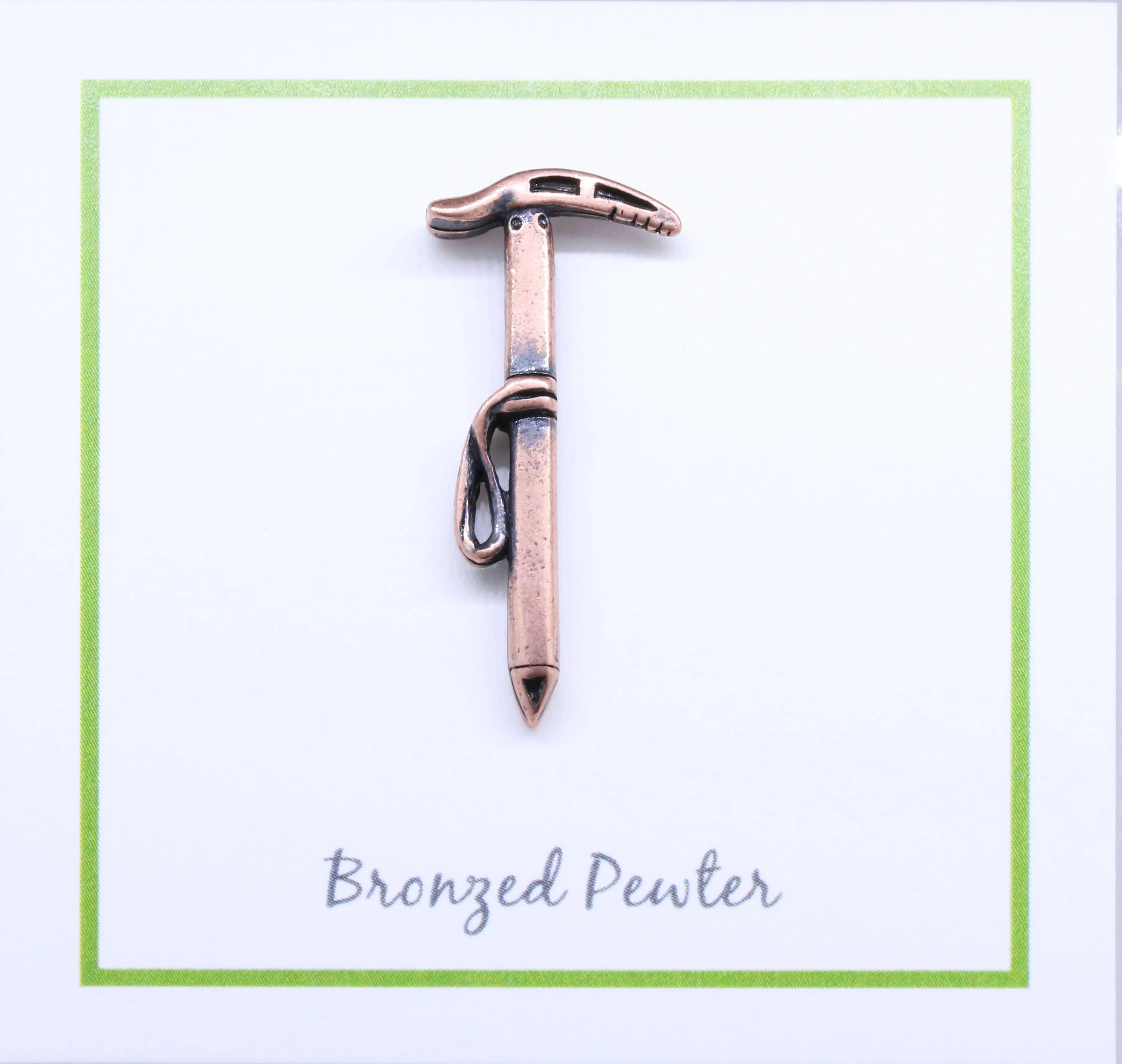 Mountaineering Axe Copper Lapel Pin
