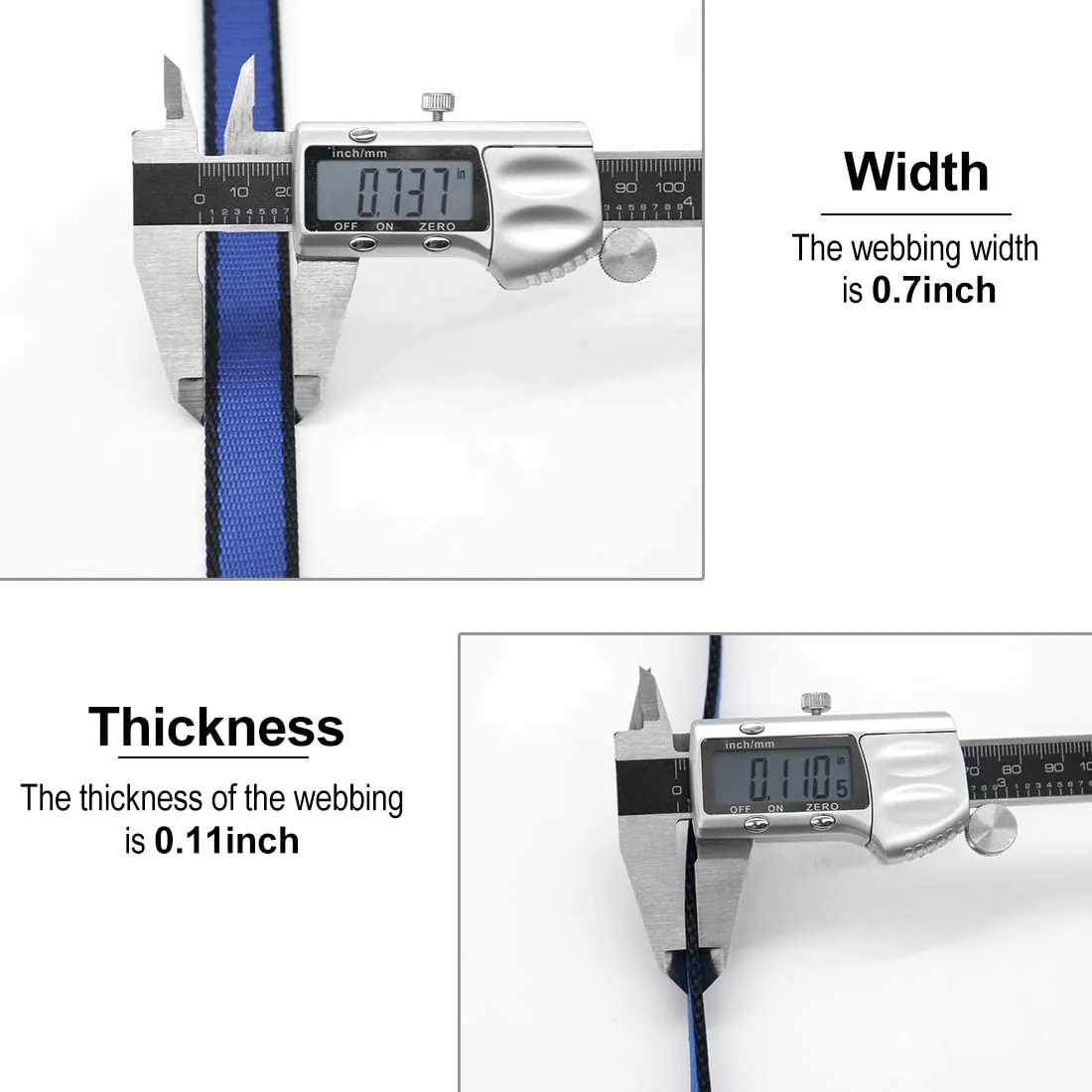 NewDoar Climbing Sling 16mm Nylon Sling Runners 22KN 4840LB Climbing Utility Cord