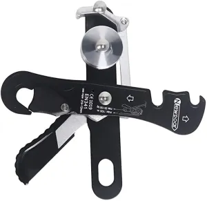 NewDoar Climbing Stop Descender Rappelling Belay for Rope 9-12mm Novices for Rescue