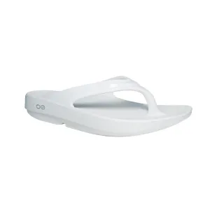 Oofos Women's OOlala Thong Luxe - White