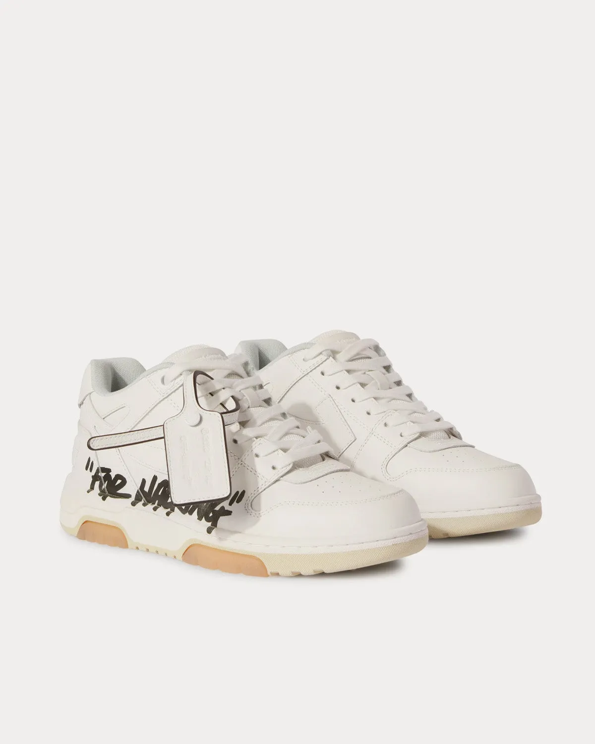 Out Of Office "For Walking" White / Black Low Top Sneakers
