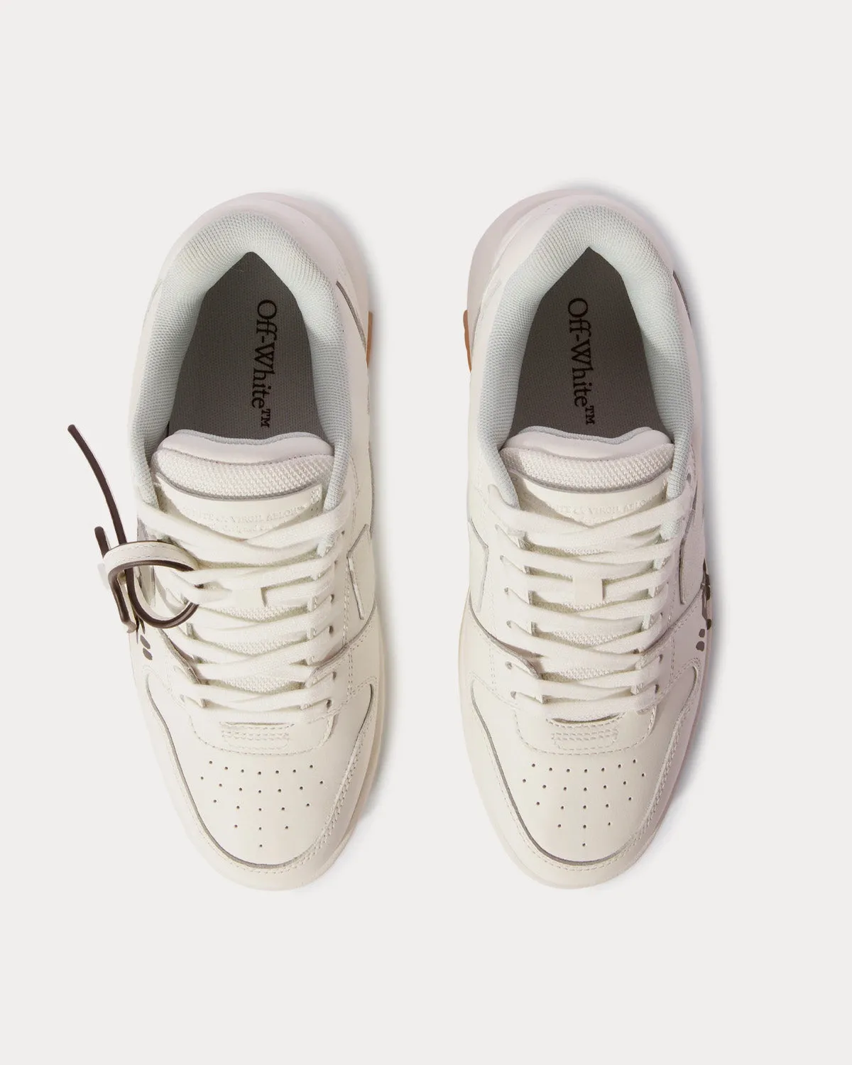 Out Of Office "For Walking" White / Black Low Top Sneakers