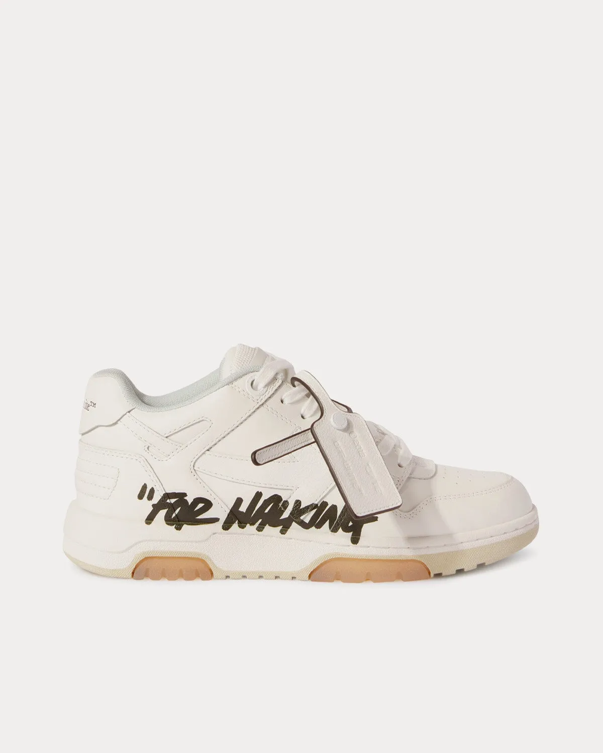 Out Of Office "For Walking" White / Black Low Top Sneakers