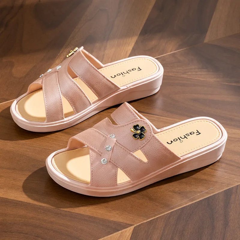 Outdoor Wear - Summer Fashion Non-slip -Thick-soled Slippers