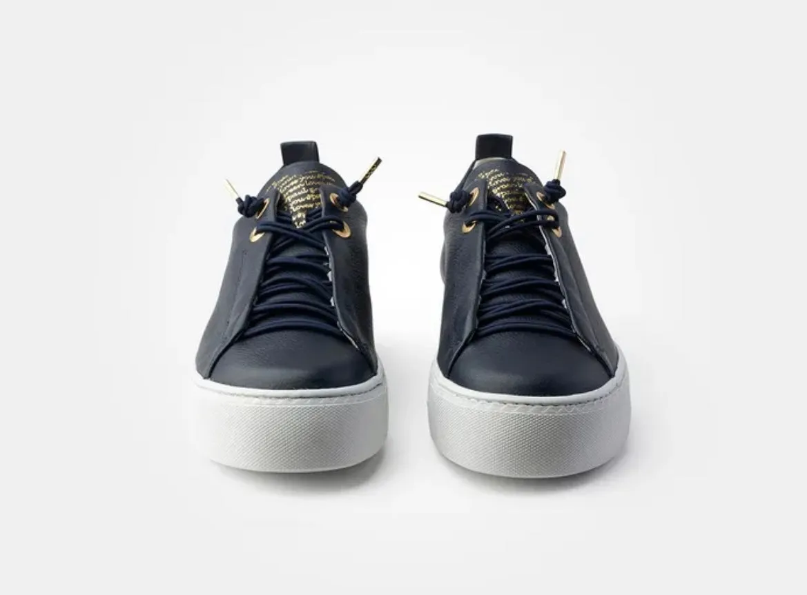 Paul Green navy platform sneakers