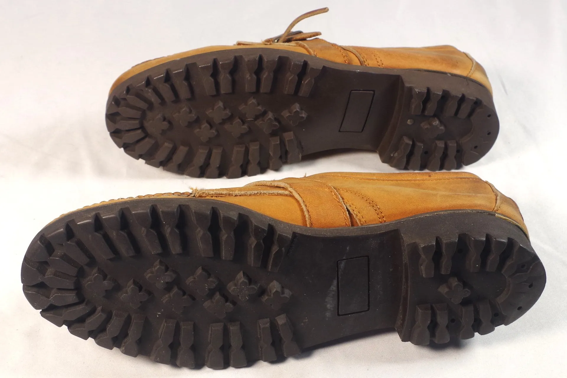 Polo Country Leather Buckle Stitched Toe Shoes - Size 10