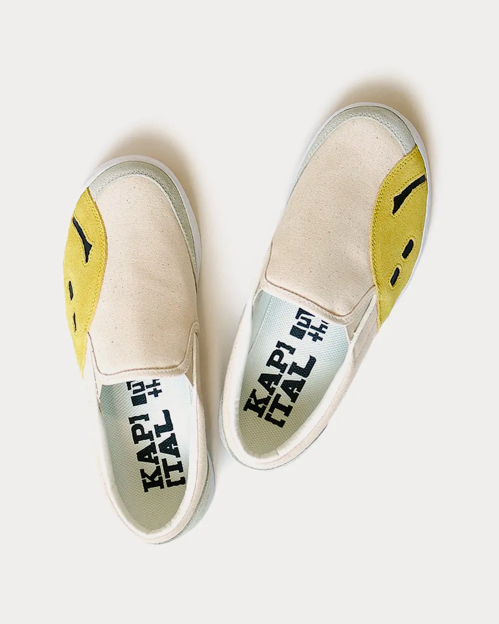 Rain Smile Natural Slip On Sneakers