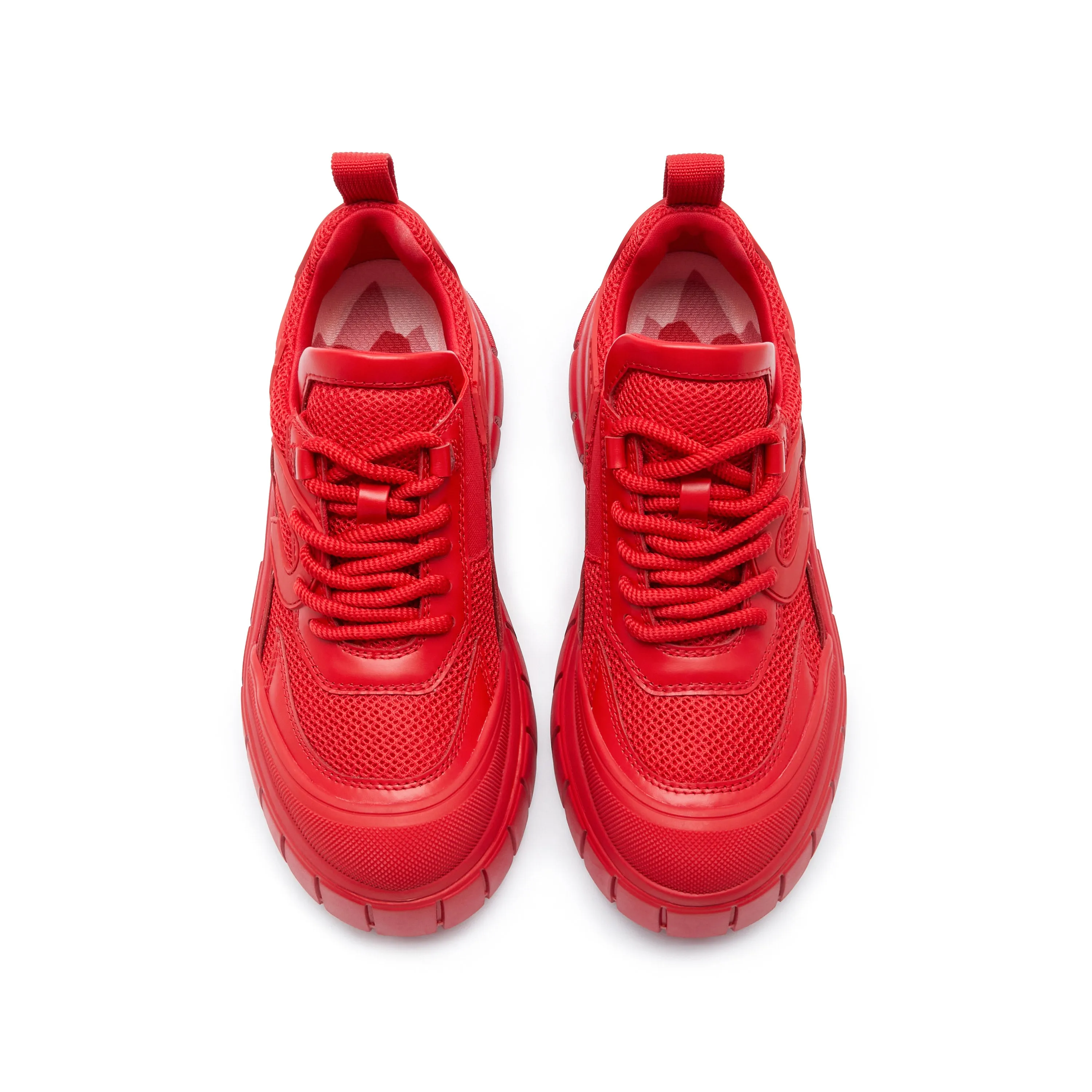 Red CNY x ST Platform Sneakers