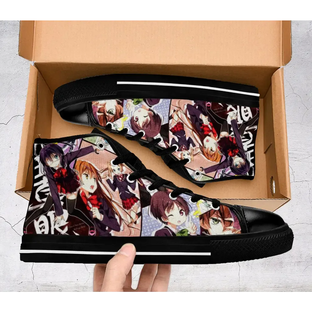 Rikka Chunibyo Love, Chunibyo & Other Delusions Chunibyo Demo Koi ga Shitai Shoes High Top Sneakers for Kids and Adults