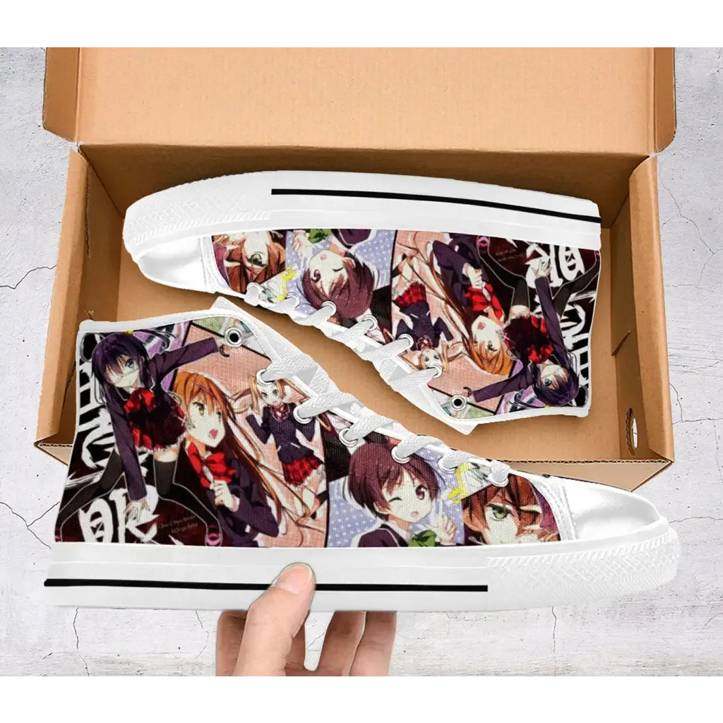 Rikka Chunibyo Love, Chunibyo & Other Delusions Chunibyo Demo Koi ga Shitai Shoes High Top Sneakers for Kids and Adults