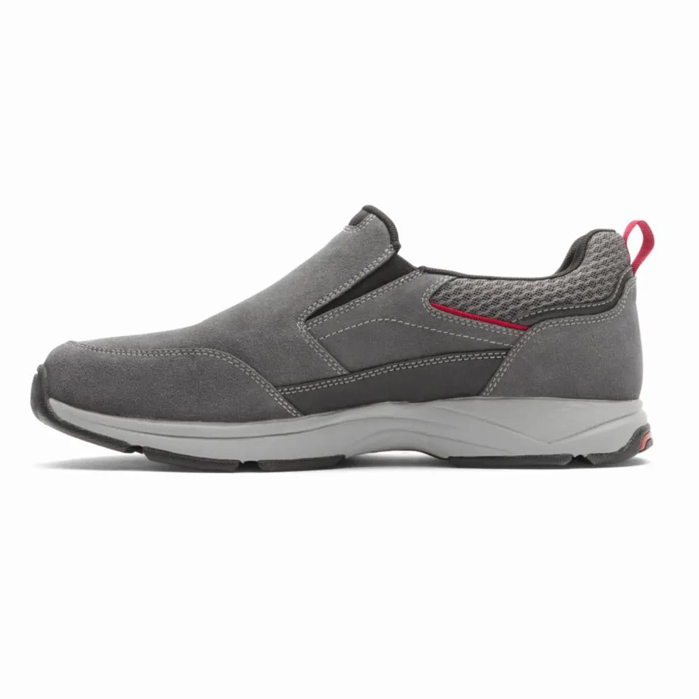Rockport Men WERE ROCKIN CHRANSON SLIP ON STEEL GREY SDE