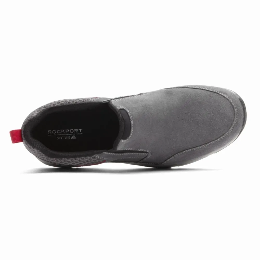 Rockport Men WERE ROCKIN CHRANSON SLIP ON STEEL GREY SDE