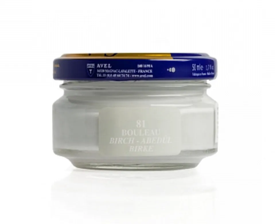 Saphir 81 Bouleau Birch Light Grey Renovating Cream Polish 50ml Made In France
