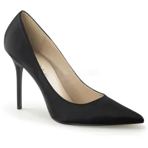 Satin Pointed Court Shoes