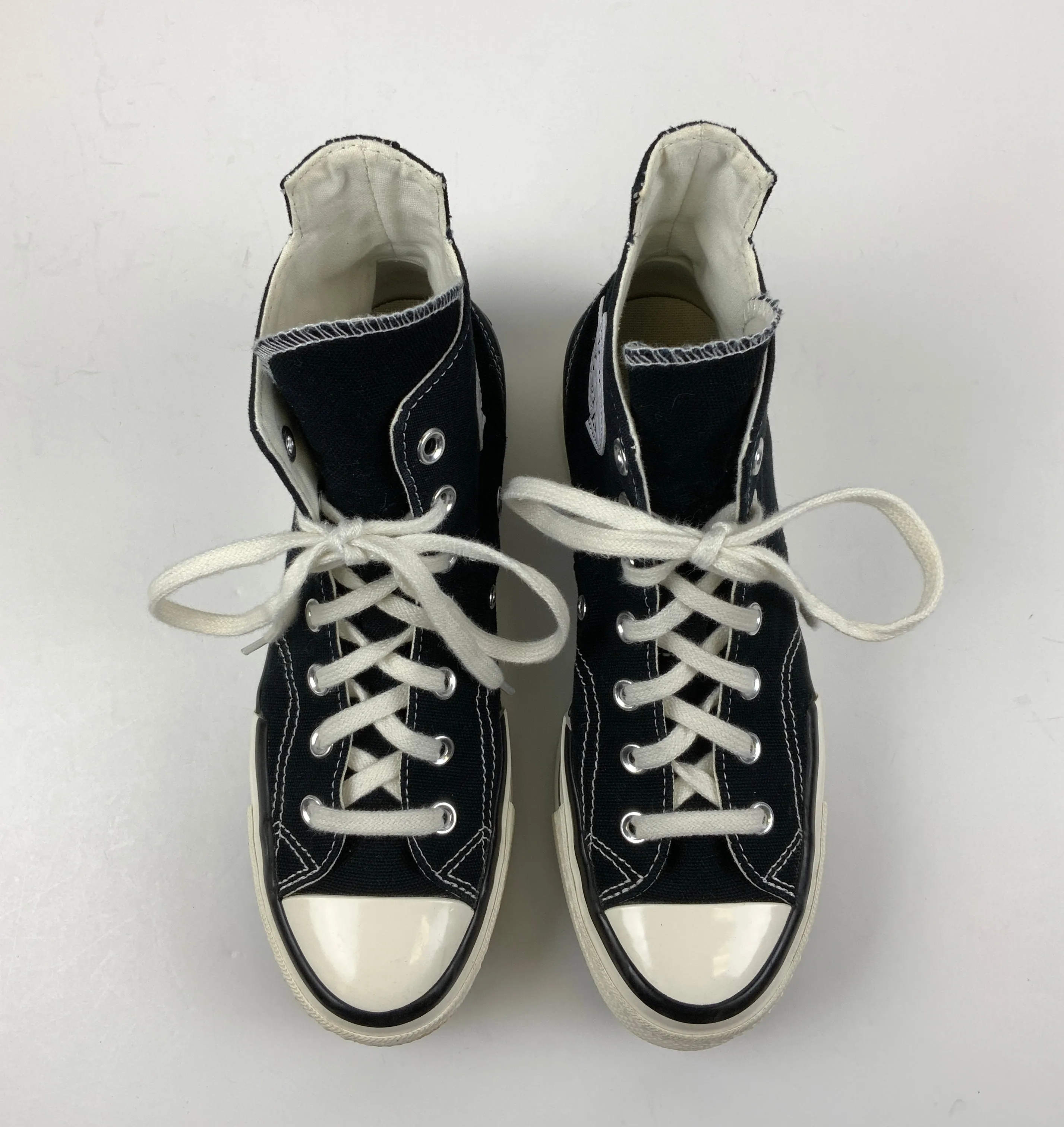 Shoes Sneakers Platform By Converse In Black & White, Size: 8.5