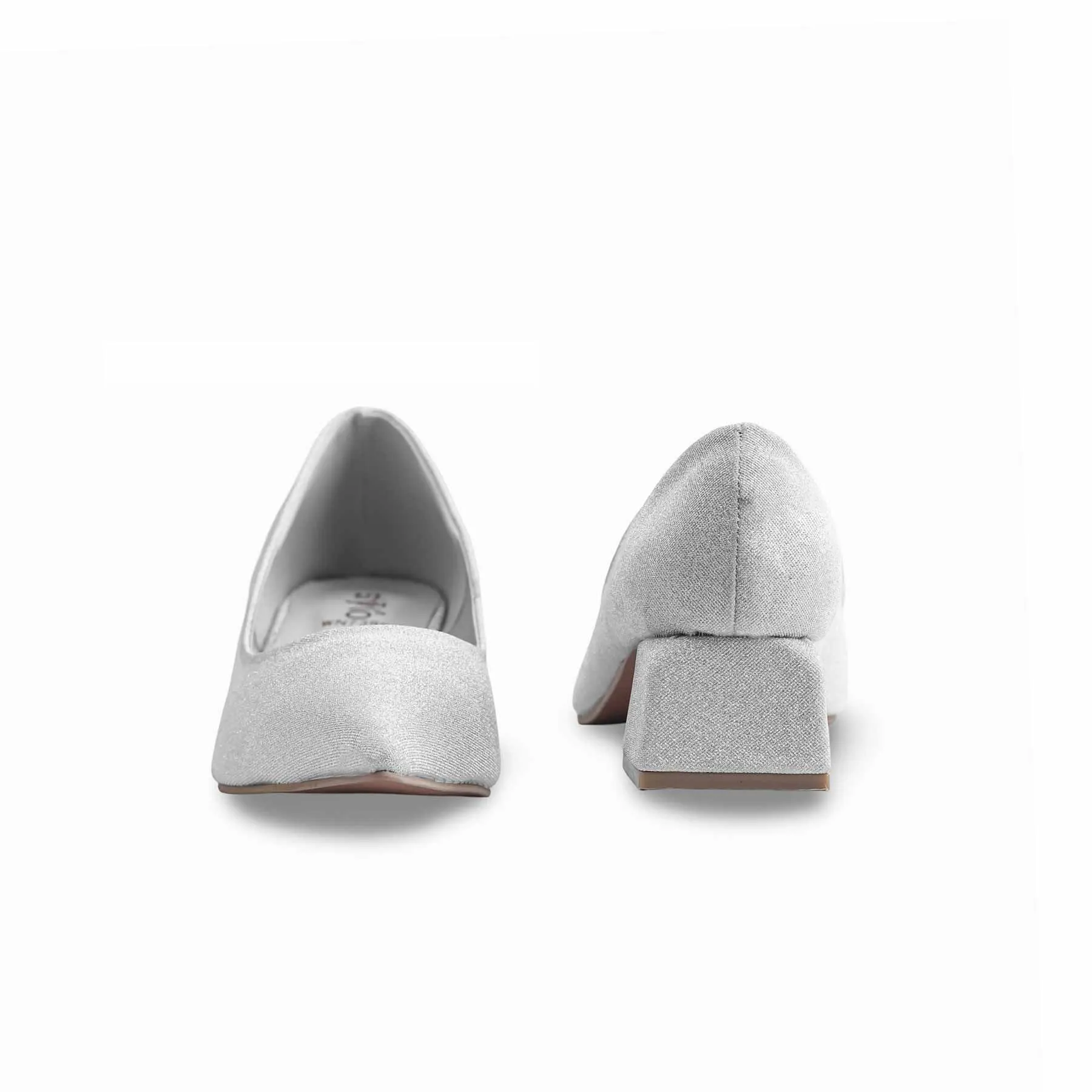 Silver Court Shoes For Women WN7390
