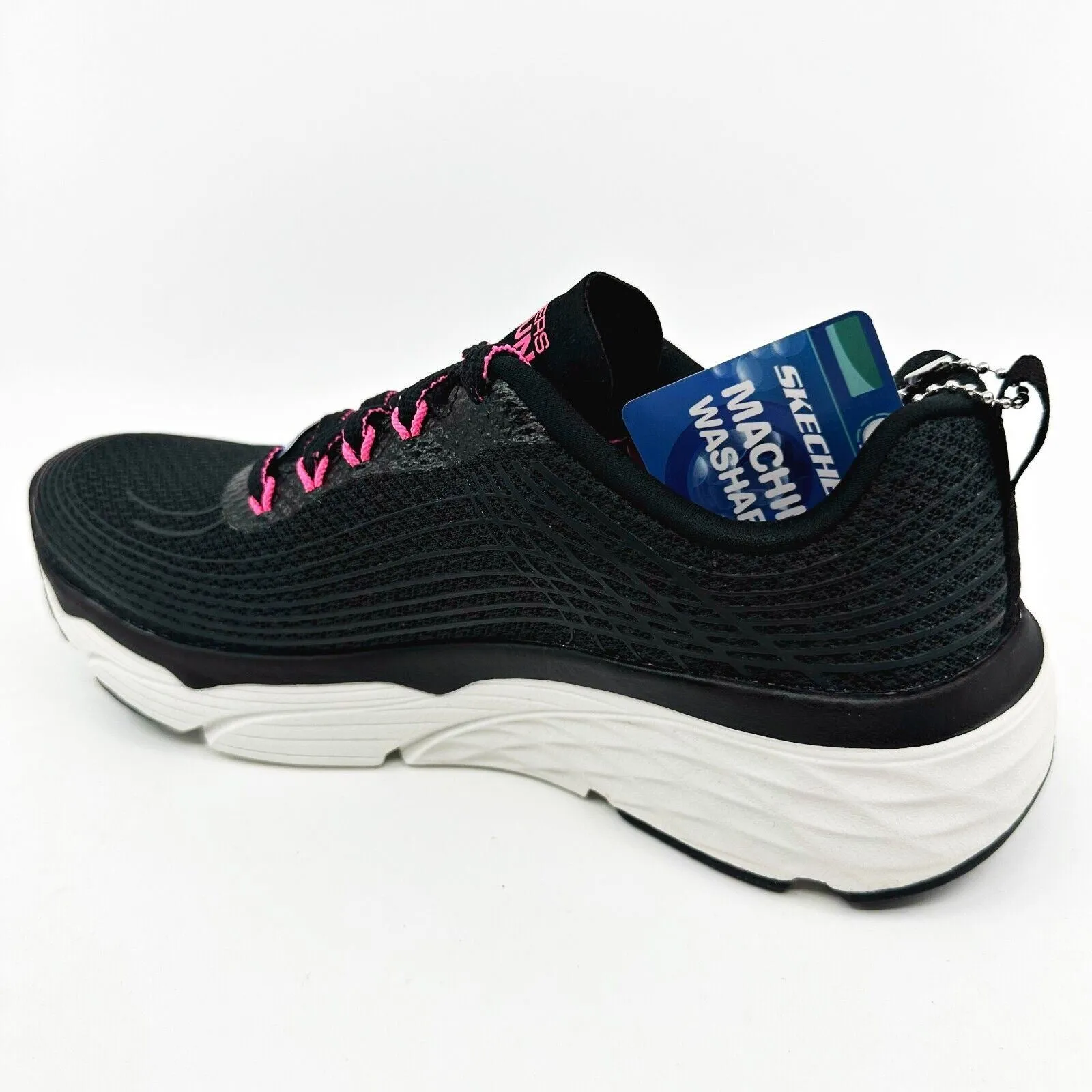 Skechers Max Cushioning Premier Black Pink Womens Size 6 Athletic Shoes