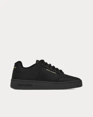 SL/61 Satin Crepe Black Low Top Sneakers