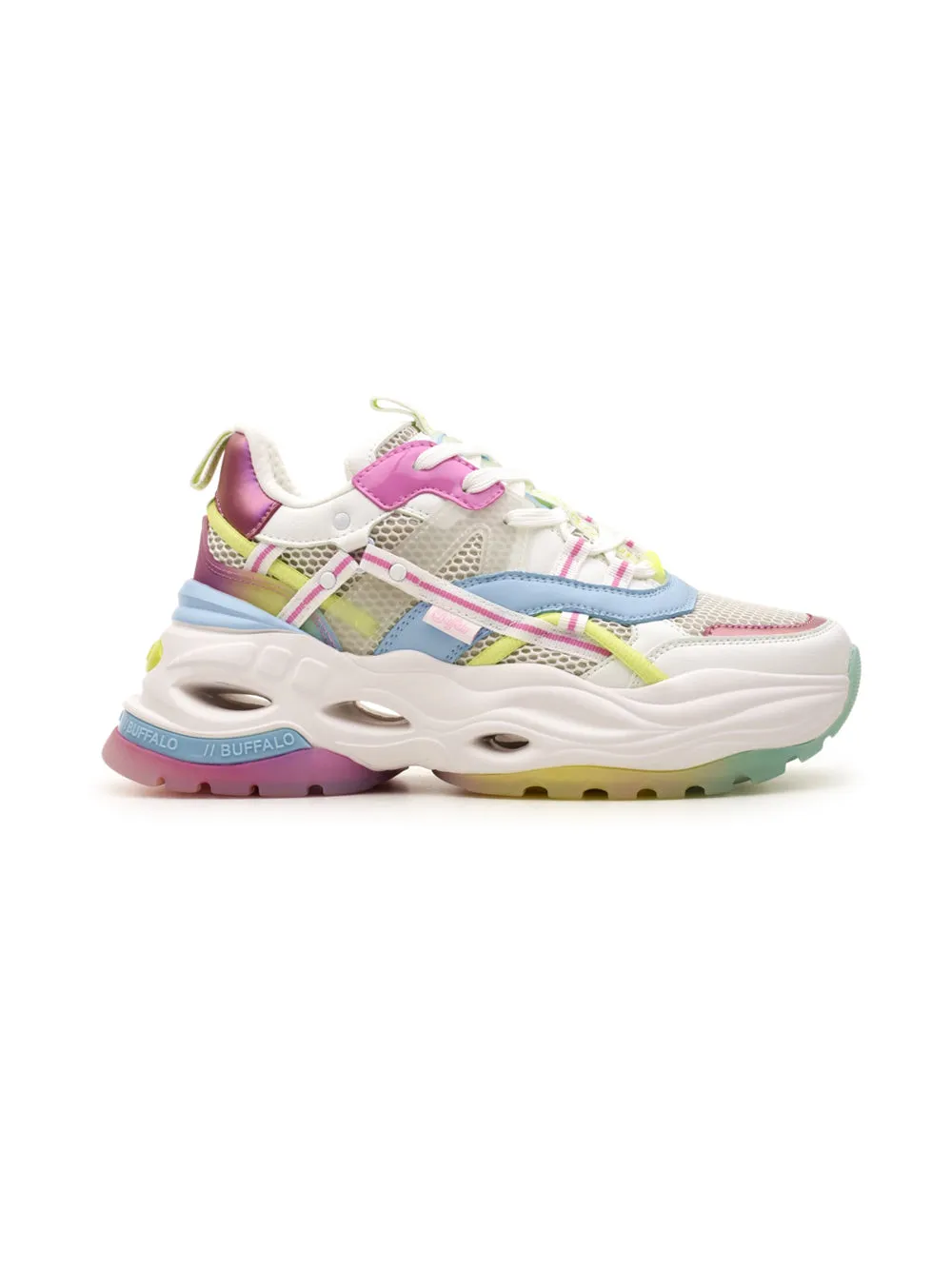 Sneakers Platform BUFFALO Donna 1636154-C5 TRIPLET HOLLOW