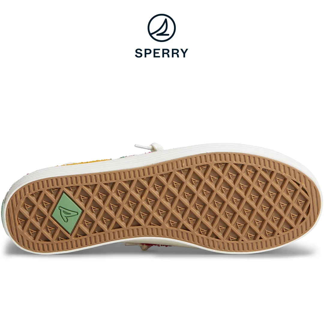 Sperry Women's SeaCycled™ Crest Vibe Platform Resort Sneaker White (STS89058)