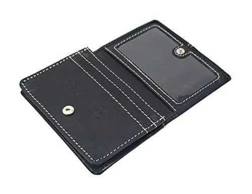STARHIDE Mens Womens Minimalist Small Leather Credit Cardholder Business Card Wallet 5001
