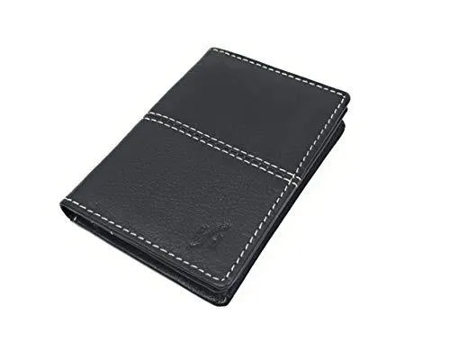 STARHIDE Mens Womens Minimalist Small Leather Credit Cardholder Business Card Wallet 5001