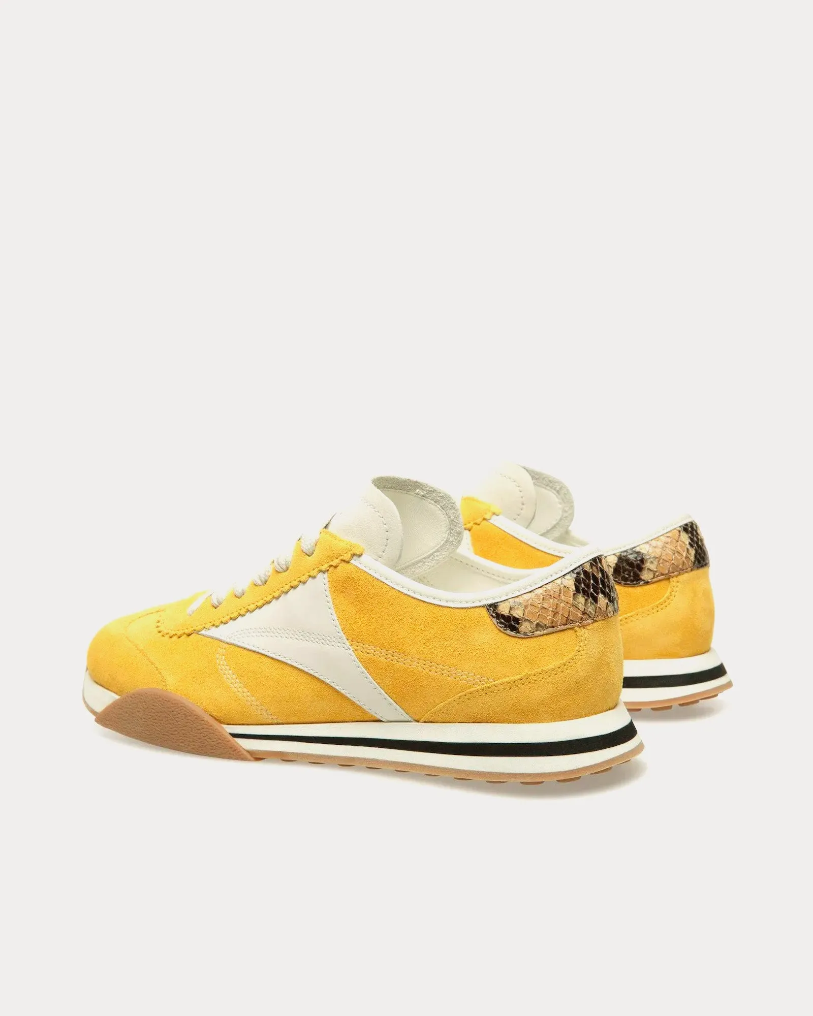 Sussex Leather Yellow / White Low Top Sneakers