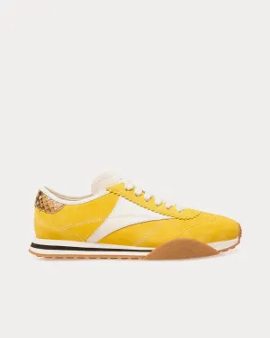 Sussex Leather Yellow / White Low Top Sneakers