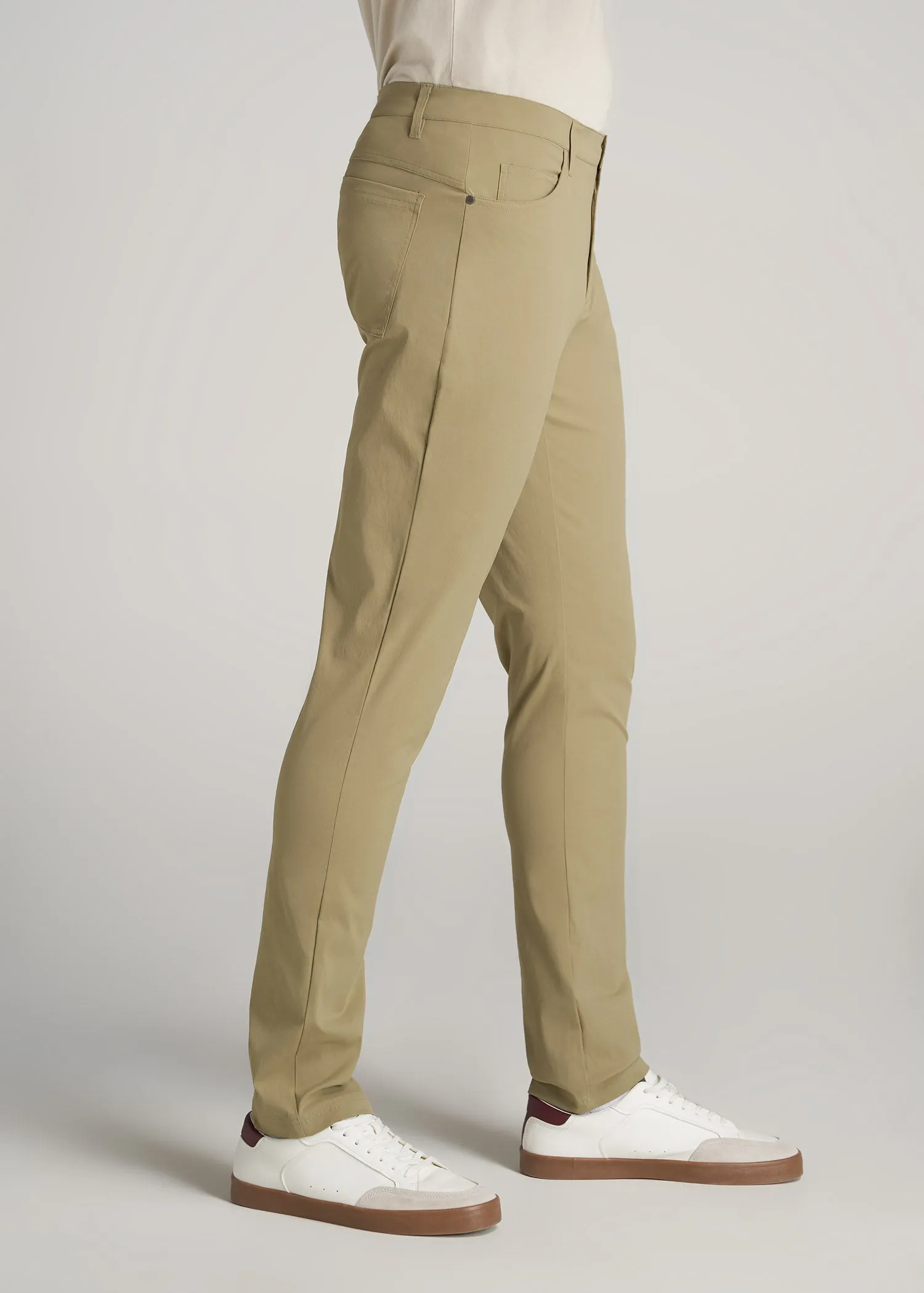 TAPERED-FIT Traveler Pants for Tall Men in Tan