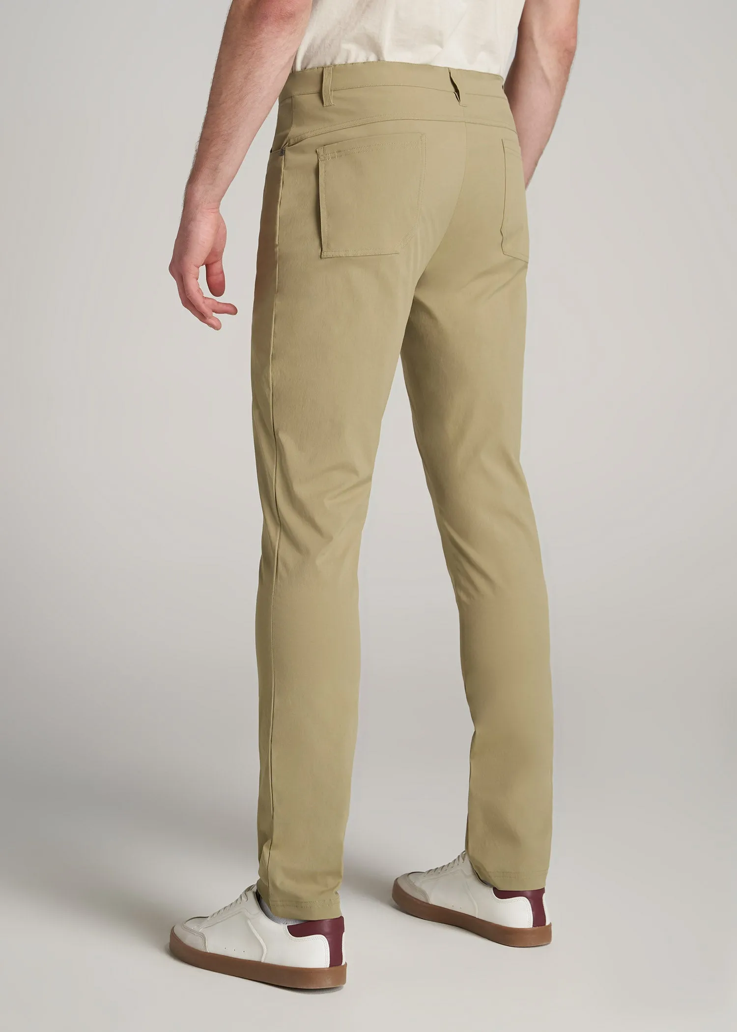 TAPERED-FIT Traveler Pants for Tall Men in Tan