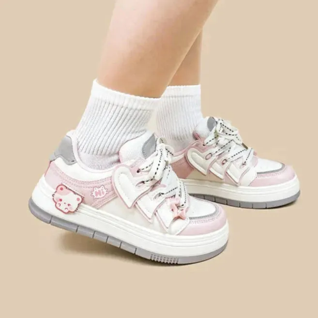 Ultra Friendly Kitty Casual Chunky Shoes - Unisex