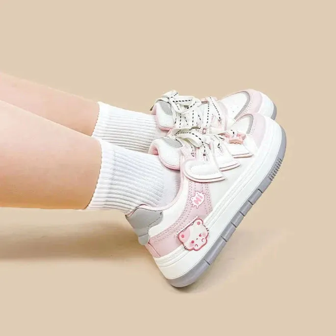 Ultra Friendly Kitty Casual Chunky Shoes - Unisex