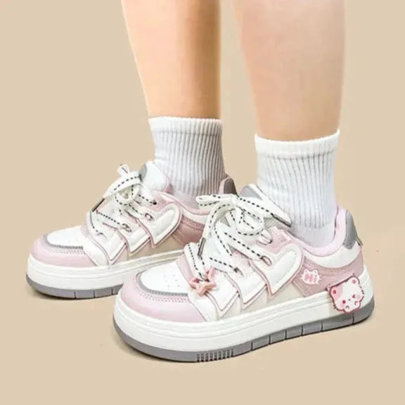 Ultra Friendly Kitty Casual Chunky Shoes - Unisex