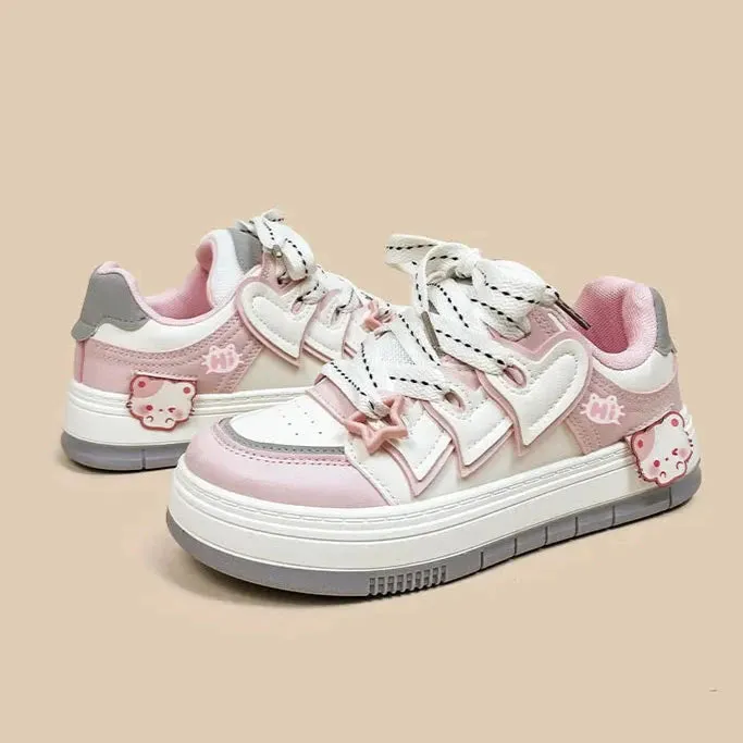 Ultra Friendly Kitty Casual Chunky Shoes - Unisex
