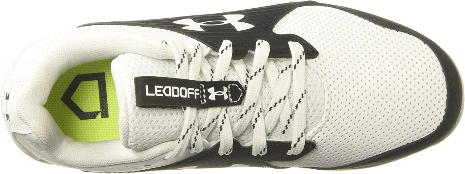 Under Armour Leadoff Low RM Jr. Youth Molded Cleat - White/Black