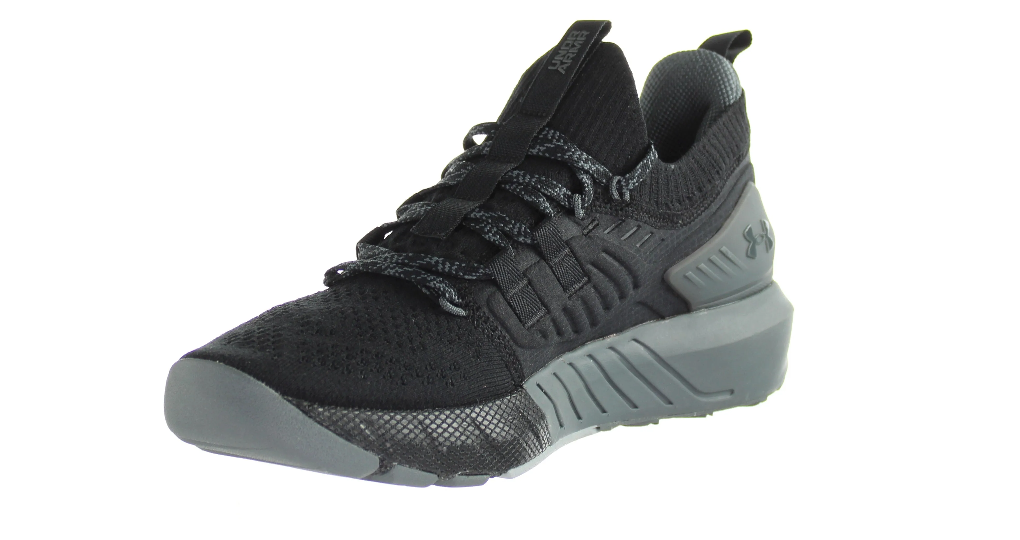 Under Armour Project Rock 3 Mens Black Running Shoes