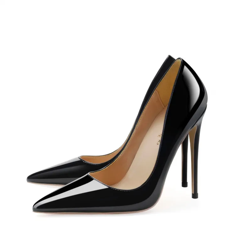 Up to 12CM pointed stiletto high heels shoes
