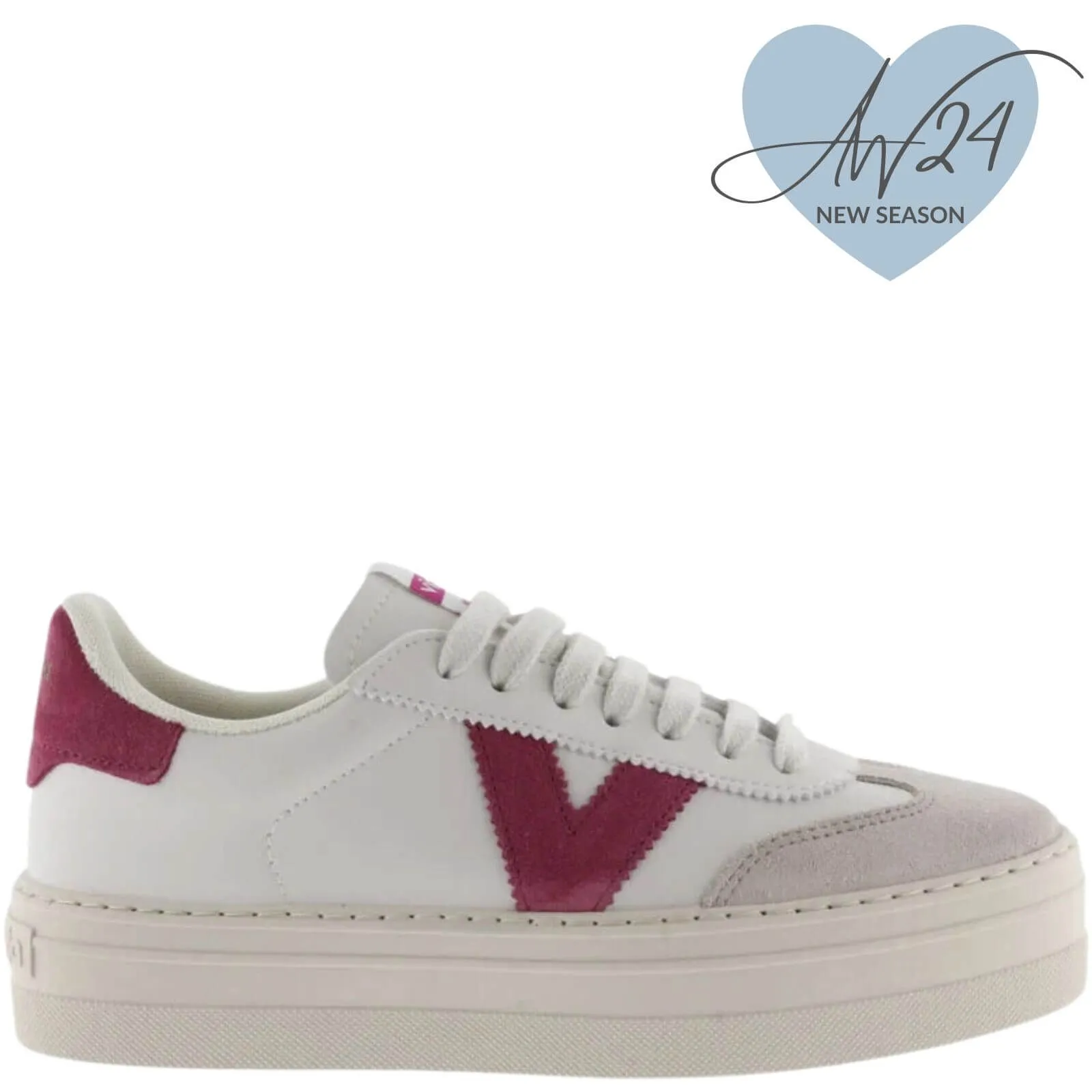 Victoria Barcelona Platform Sneakers - Pink